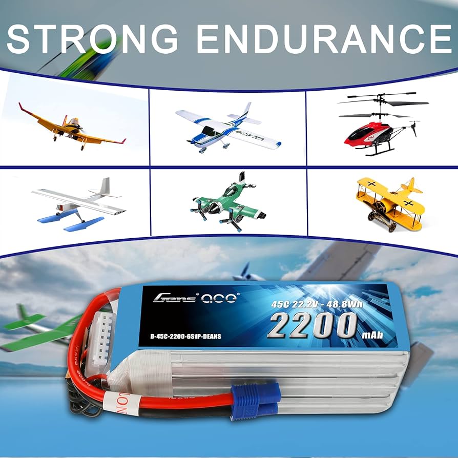 ronです☆。.:＊・゜ Floureon 2200mAh 11.1VV 25C LiPo Battery with Deans